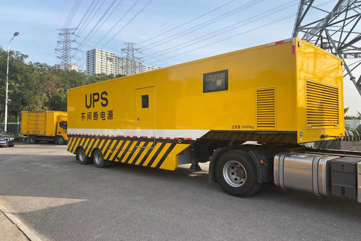 乌坡镇发电机租赁施工现场